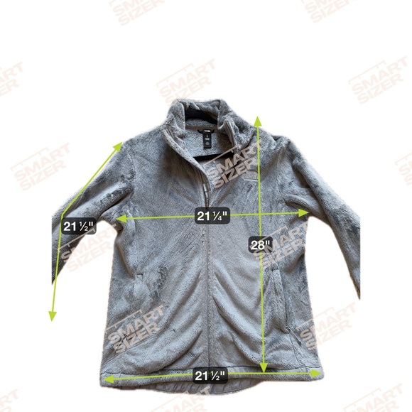 Fuzzy North Face Jacket - Picture 4 of 4